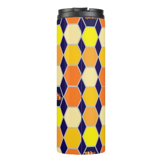 Clownfish Hand getrokken kunst Thermosbeker (Achterkant)