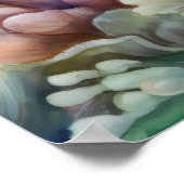 Clownfish Harmony: Waterverf Anemone Reef Print (Hoek)