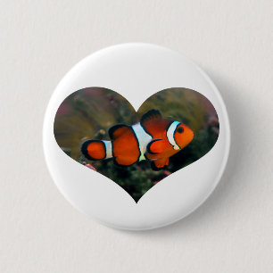 Clownfish Heart Button