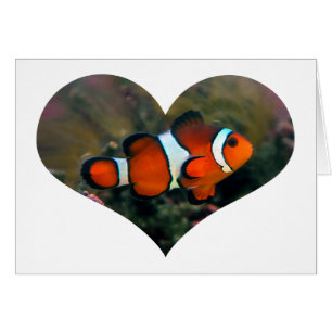 Clownfish Heart Card