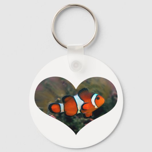 Clownfish Heart Keychain (Voorkant)