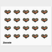 Clownfish Heart Sticker (Vel)