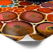 Clownfish in Aborigine Dot Art Style Perfect Poster (Hoek)