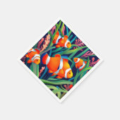 Clownfish in zeewier servet (Hoek)