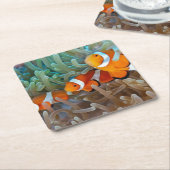 Clownfish Kartonnen Onderzetters (Schuin)