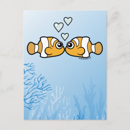 Clownfish Love Briefkaart (Voorkant)
