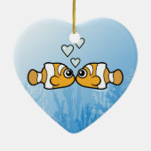Clownfish Love Keramisch Ornament (Achterkant)