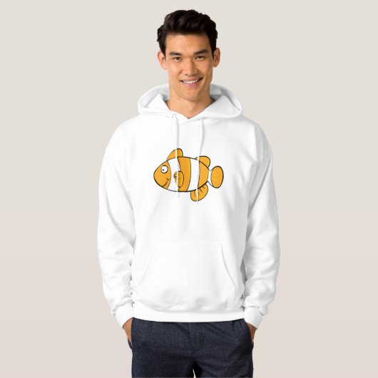 Clownfish Mannen Hoodie (Voorkant volledig)
