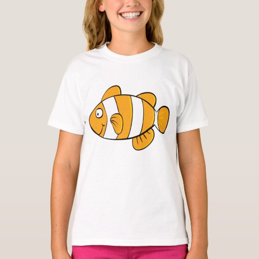 Clownfish meisjes T-shirt (Voorkant)