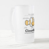 Clownfish Statistics Matglas Bierpul (Voorkant links)