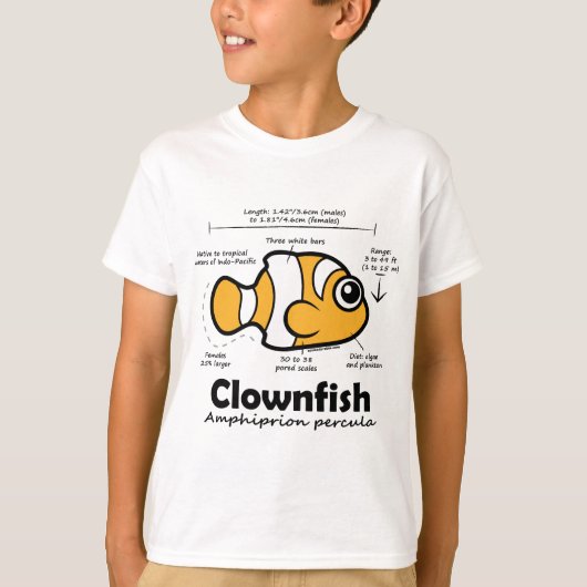 Clownfish Statistics T-shirt (Voorkant)