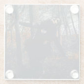 Clownin' Around In Da Woods Glazen Onderzetter (Achterkant)