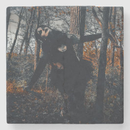 Clownin' Around In Da Woods Stenen Onderzetter