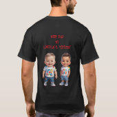 Clownin' Around With Dad beroemd gemaakt door Hila T-shirt (Achterkant)