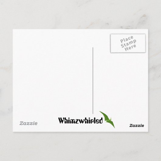 Clowning rond briefkaart (Achterkant)