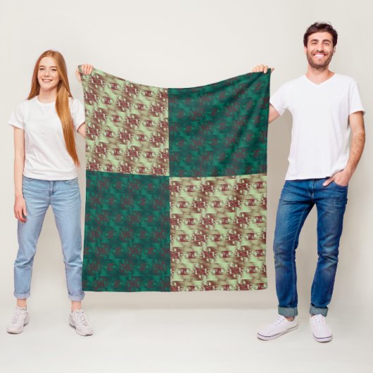 Clowning rond fleece deken (In situ)