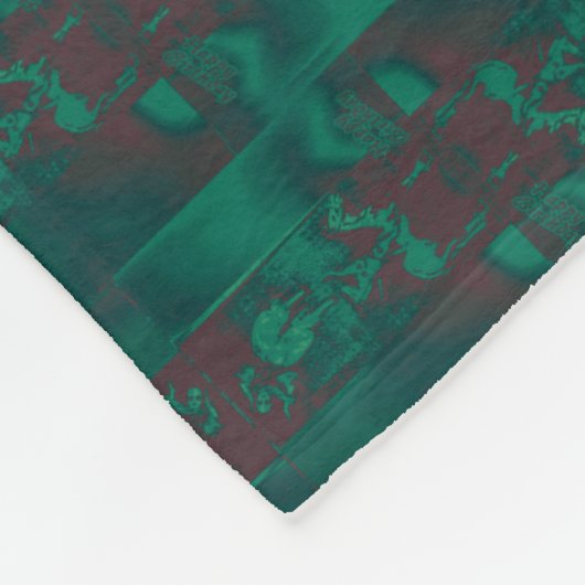 Clowning rond fleece deken (Hoek)