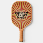 Clowning rond Franse bovenkleding 2 Pickleball Paddle (Achterkant)