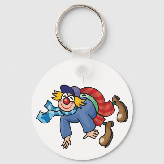Clowning rond sleutelhanger (Achterkant)