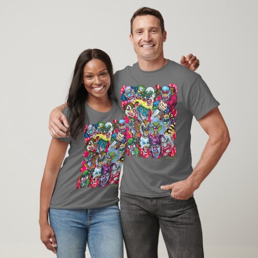 CLOWNS-ALL-OVER-Dark Shirten T-shirt (Unisex)