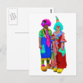 clowns briefkaart (Voorkant / Achterkant)
