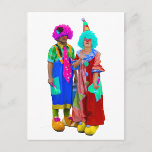 clowns briefkaart