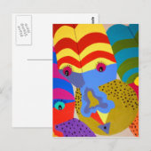 Clowns Briefkaart (Voorkant / Achterkant)