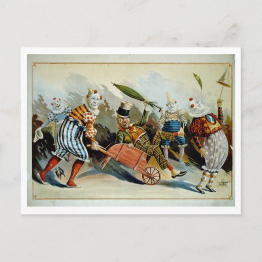 Clowns  Briefkaart (Voorkant)