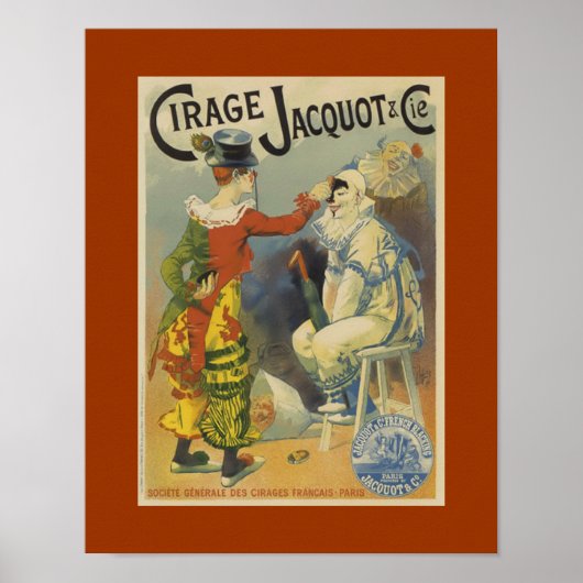 Clowns Cirage Jacquot  Art Poster (Voorkant)