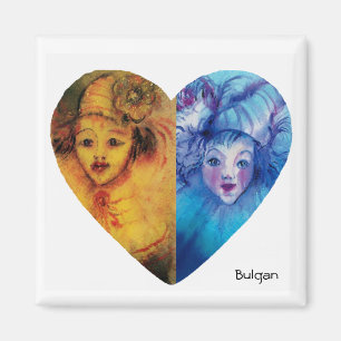 CLOWNS COLLECTIE / Venetiaans Masquebal Magneet