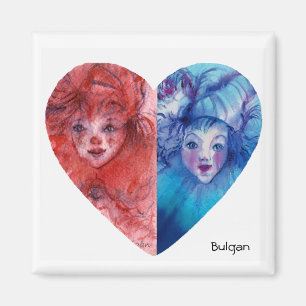 CLOWNS COLLECTIE / Venetiaans Masquebal Magneet