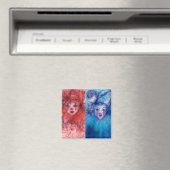 CLOWNS COLLECTIE / Venetian Masquearde Ball Magneet (Insitu (Vaatwasser))