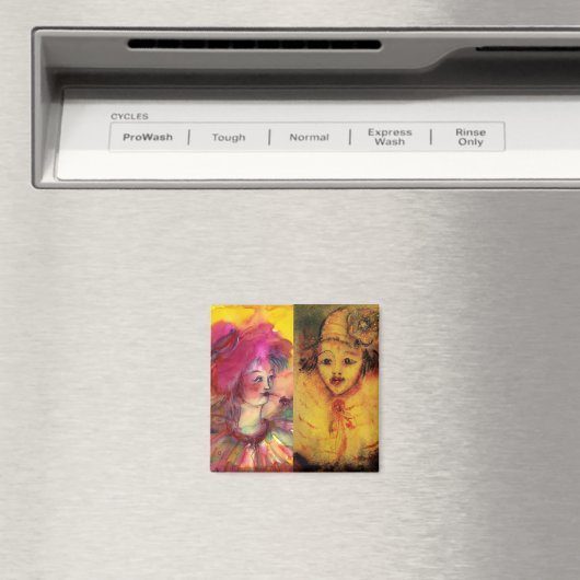 CLOWNS COLLECTIE / Venetian Masquearde Ball Magneet (Insitu (Vaatwasser))