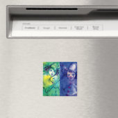 CLOWNS COLLECTIE / Venetian Masquearde Ball Magneet (Insitu (Vaatwasser))