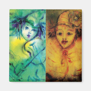 CLOWNS COLLECTIE / Venetian Masquearde Ball Magneet