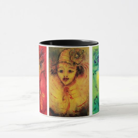 CLOWNS COLLECTIE / Venetian Masquearde Ball Mok (Midden)