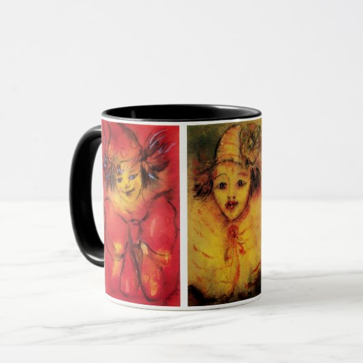 CLOWNS COLLECTIE / Venetian Masquearde Ball Mok (Voorkant links)