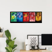 CLOWNS COLLECTIE / Venetian Masquearde Ball Poster (Thuiskantoor)