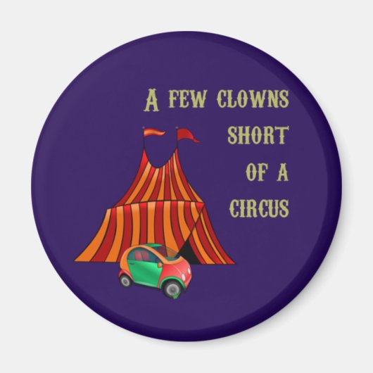 Clowns en Circus Magneet (Voorkant)