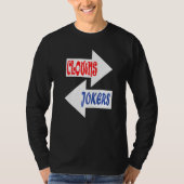 Clowns en okers Retro T-shirt (Voorkant)