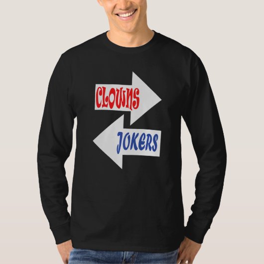 Clowns en okers Retro T-shirt (Voorkant)