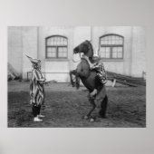  Clowns en paarden Poster (Voorkant)