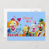 Clowns Galore Briefkaart (Voorkant / Achterkant)
