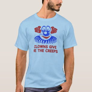 clowns geven me de crèches t-shirt