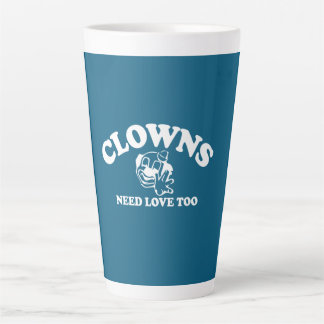 Clowns hebben ook liefde nodig latte mok