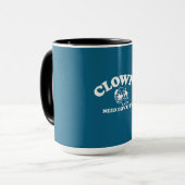 Clowns hebben ook liefde nodig mok (Voorkant links)