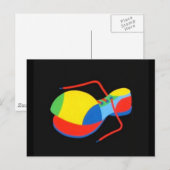 Clown's hoefijzer briefkaart (Voorkant / Achterkant)