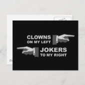Clowns & Jokers Briefkaart (Voorkant / Achterkant)