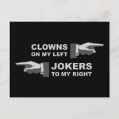 Clowns & Jokers Briefkaart (Voorkant)