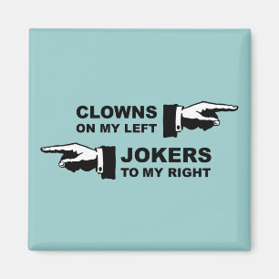 Clowns & Jokers Humor Magneet